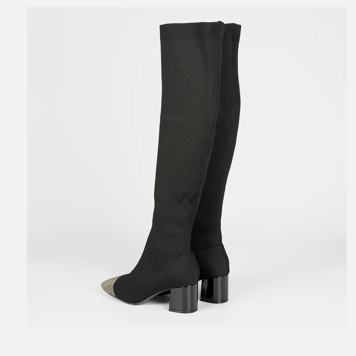 ELASTIC HIGH BOOTS WITH HEEL POPRAD - Image 4