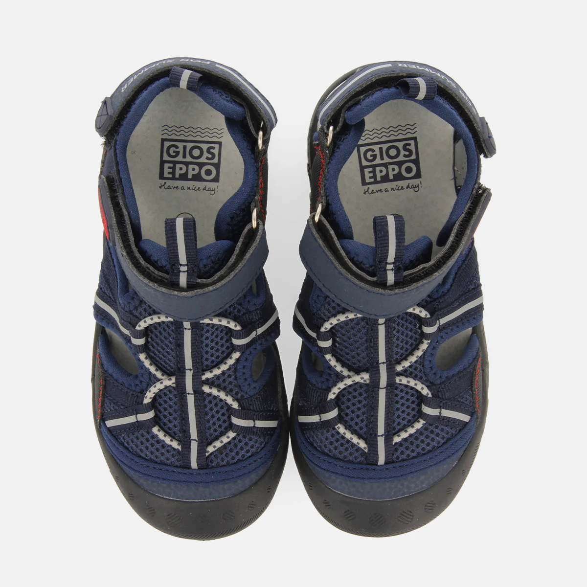 Emance boys navy blue sports sandals - Image 4