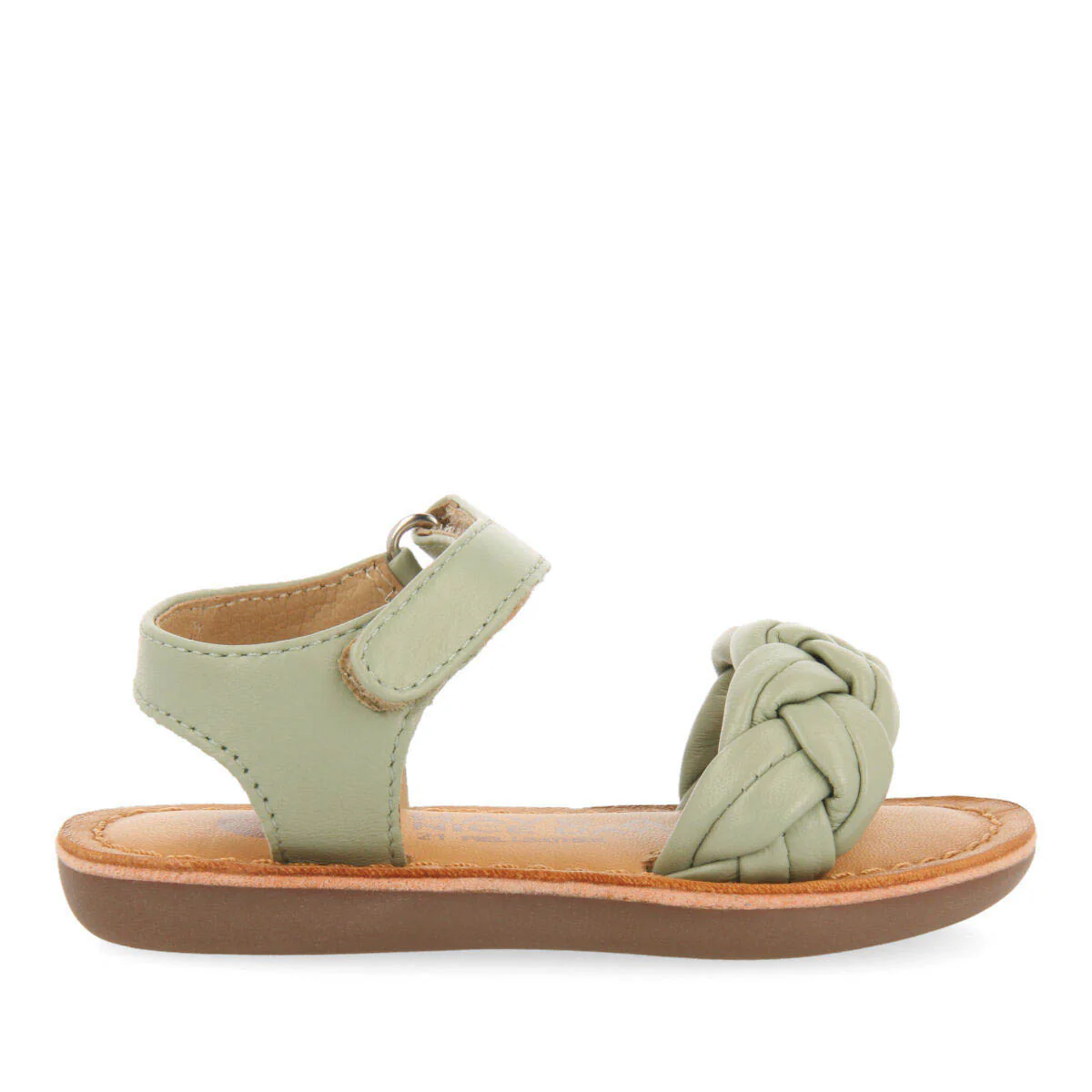 Ennery girls mint greenlaited leather sandals
