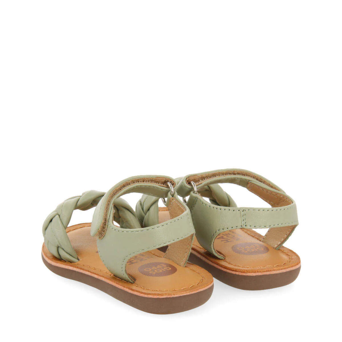 Ennery girls mint greenlaited leather sandals - Image 5