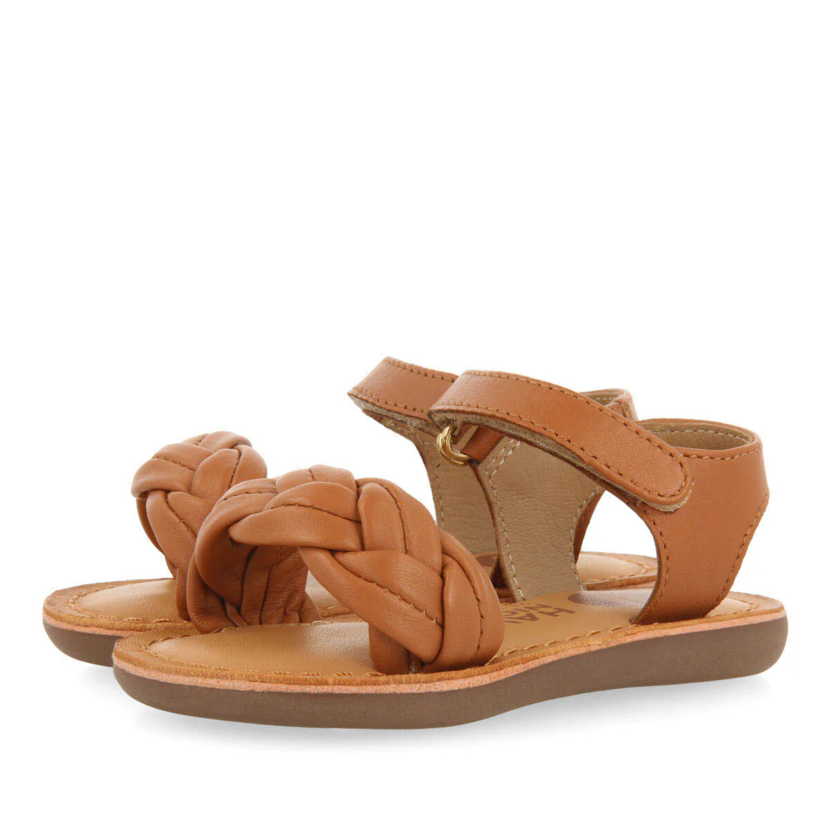 Ennery girls tanlaited leather sandals - Image 2