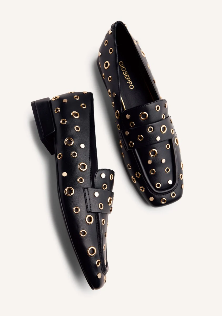 EYELETTED AND STUDDED LOAFERS IMLAY - Image 4