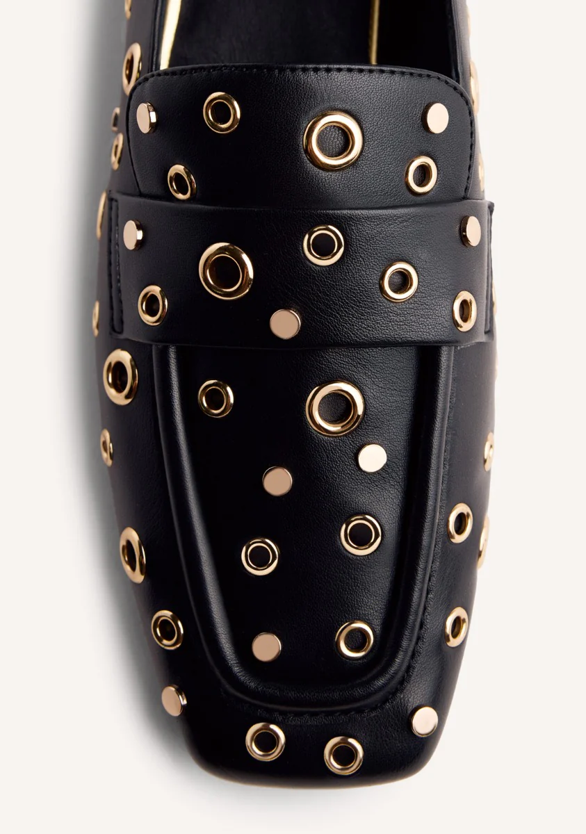 EYELETTED AND STUDDED LOAFERS IMLAY - Image 5