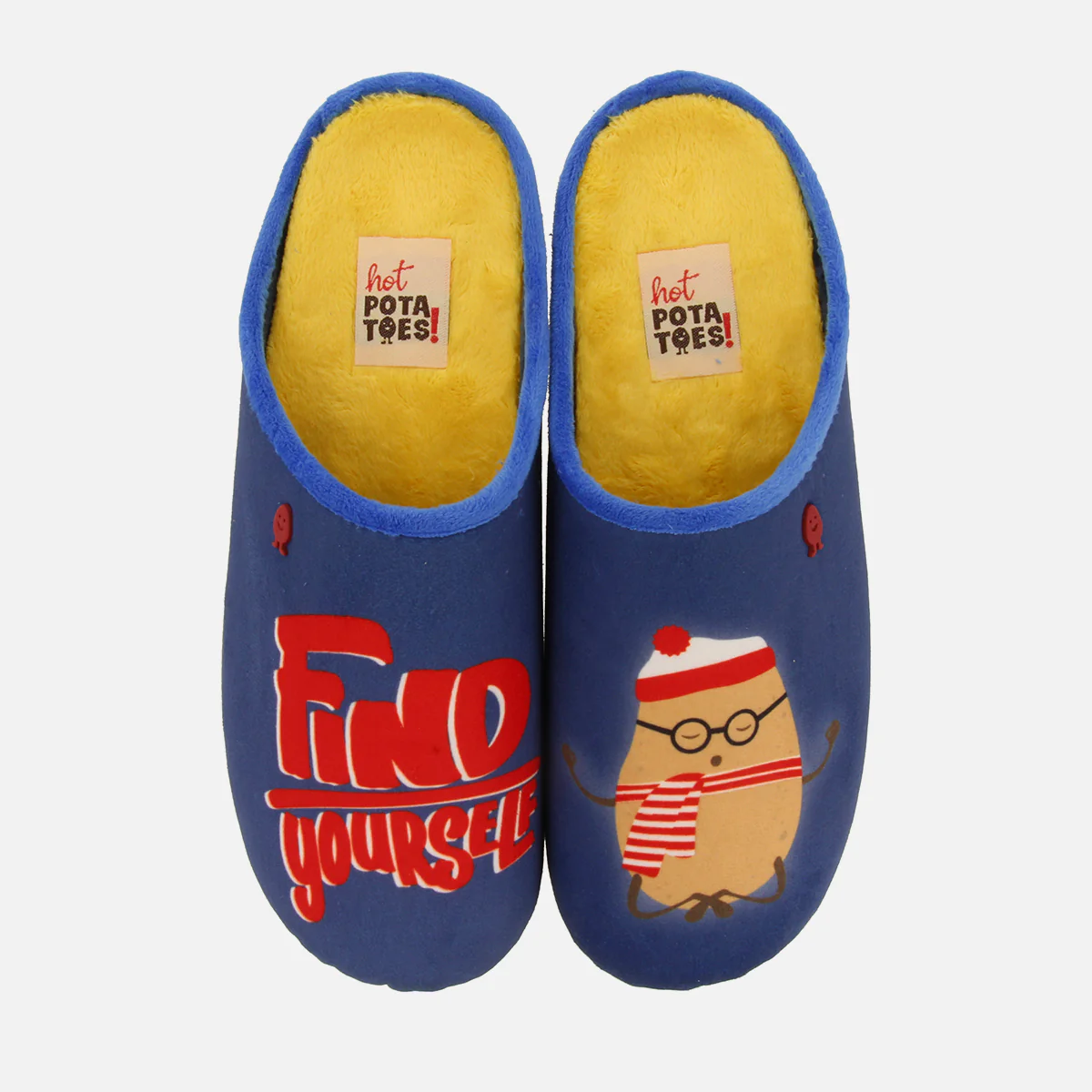 FALLSBURG FAUX FUR PRINT SLIPPERS