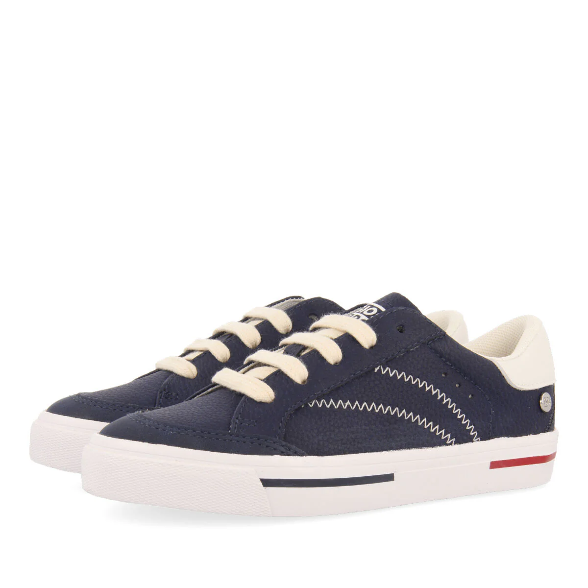 Favaios boys navy blue sneakers with white details - Image 3