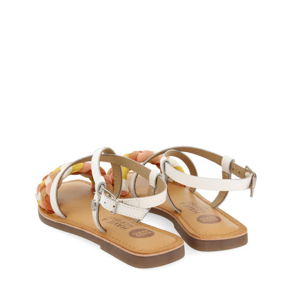 Feniers girls sandals with white vamps - Image 4