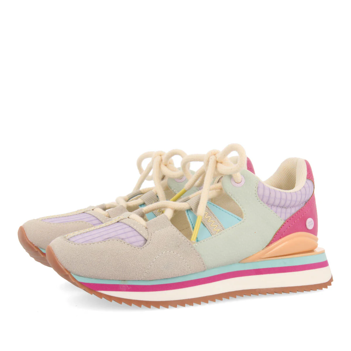 Flayat girls semi open multicoloured sneakers - Image 2