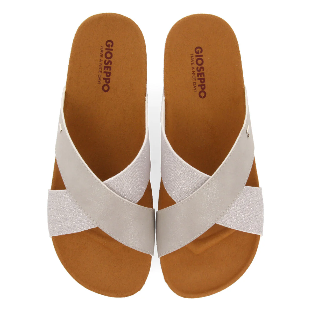 FLIP-FLOPS WITH SILVER STRIPS FOR WOMAN QORMI - Image 4