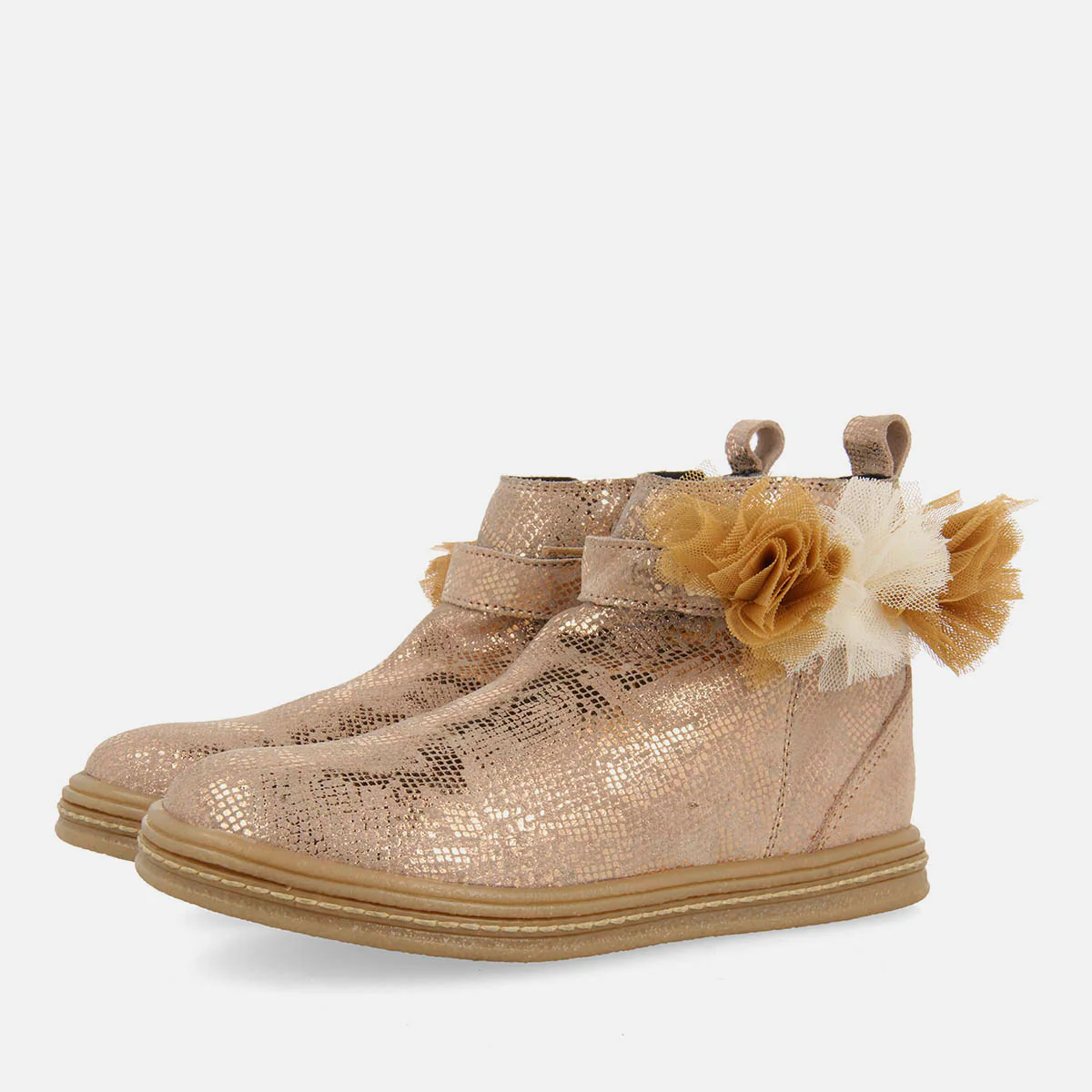 FLOWER-EMBROIDERED LEATHER BOOTS BAAL - Image 2
