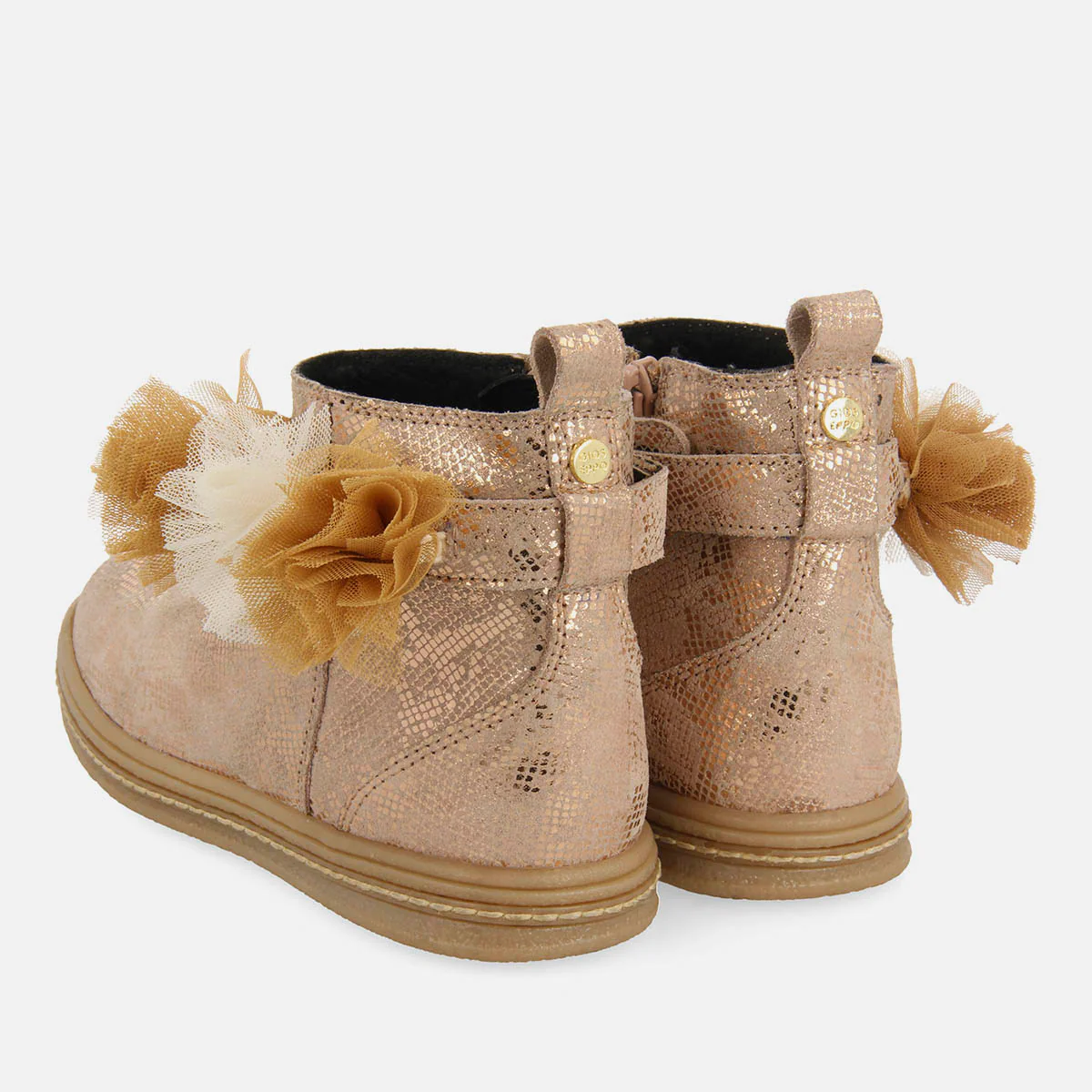 FLOWER-EMBROIDERED LEATHER BOOTS BAAL - Image 3