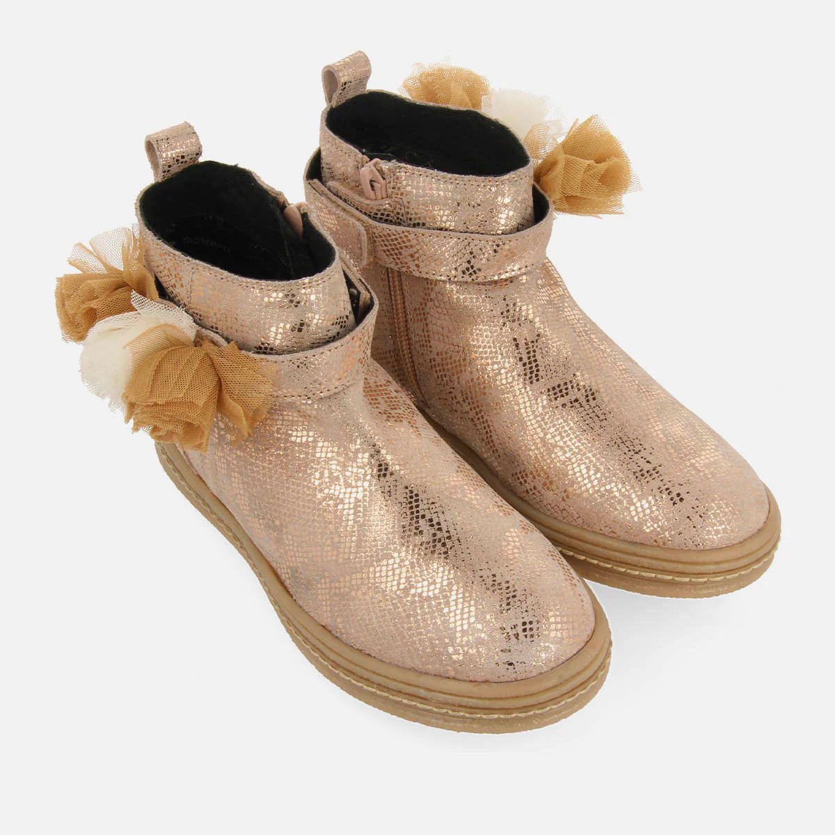 FLOWER-EMBROIDERED LEATHER BOOTS BAAL - Image 4