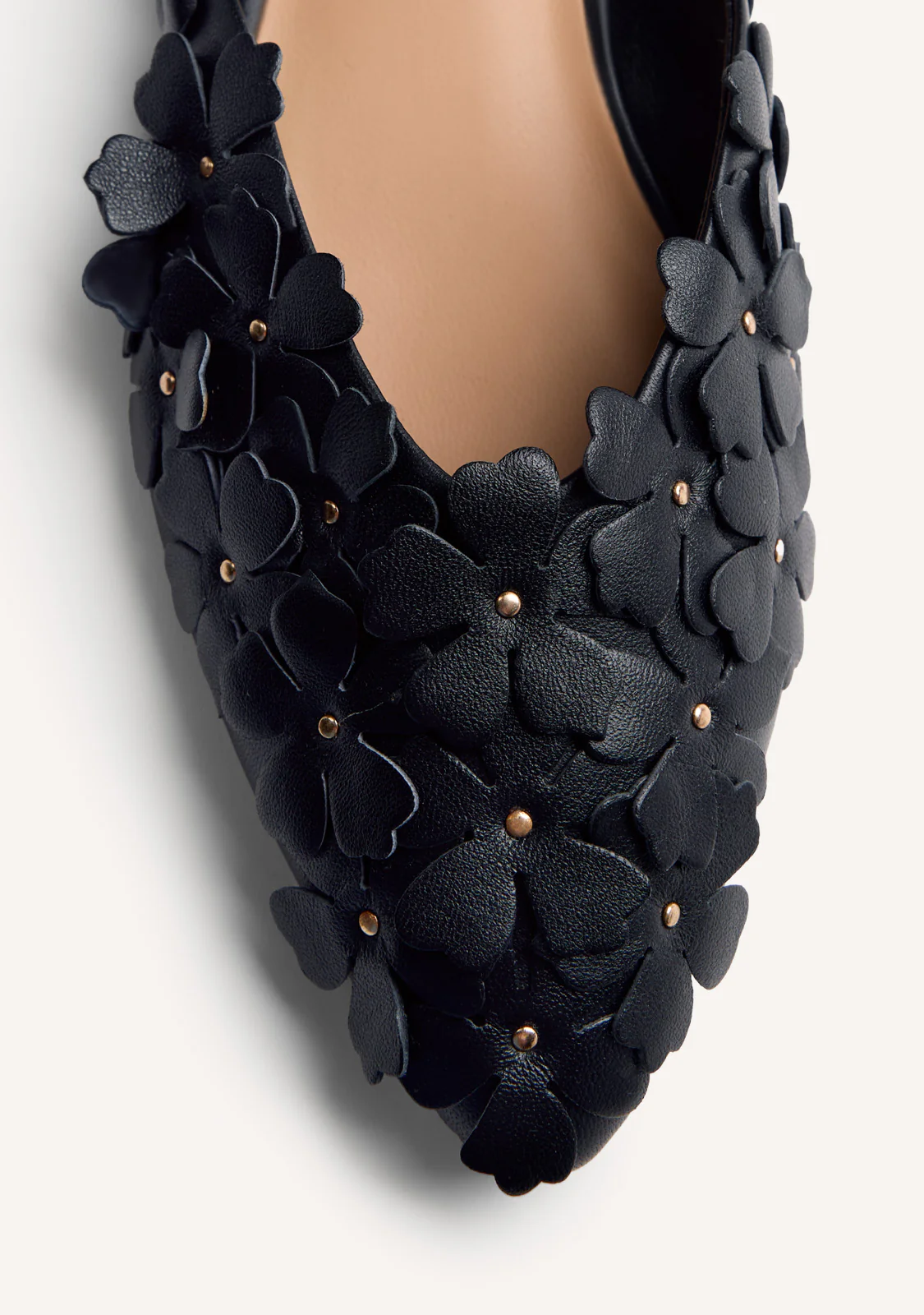 FLOWER LEATHER SLINGBACK BALLET FLATS KINNA - Image 3