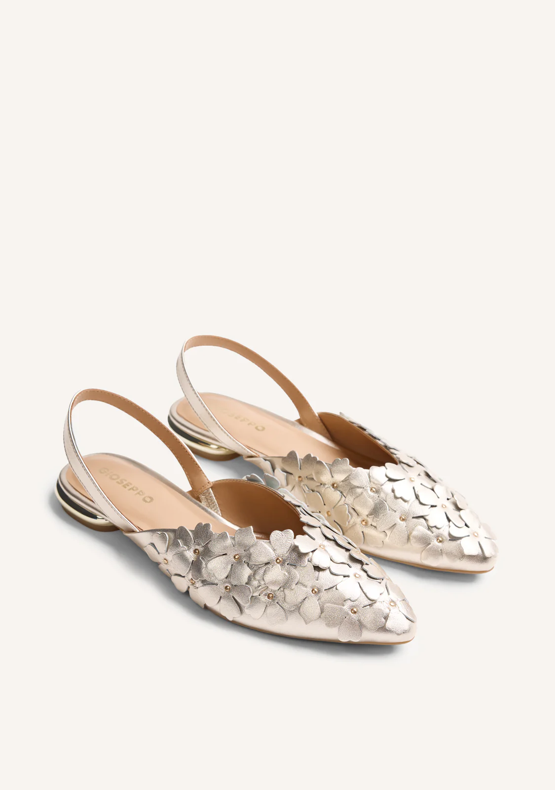 FLOWER LEATHER SLINGBACK BALLET FLATS KINNA - Image 2