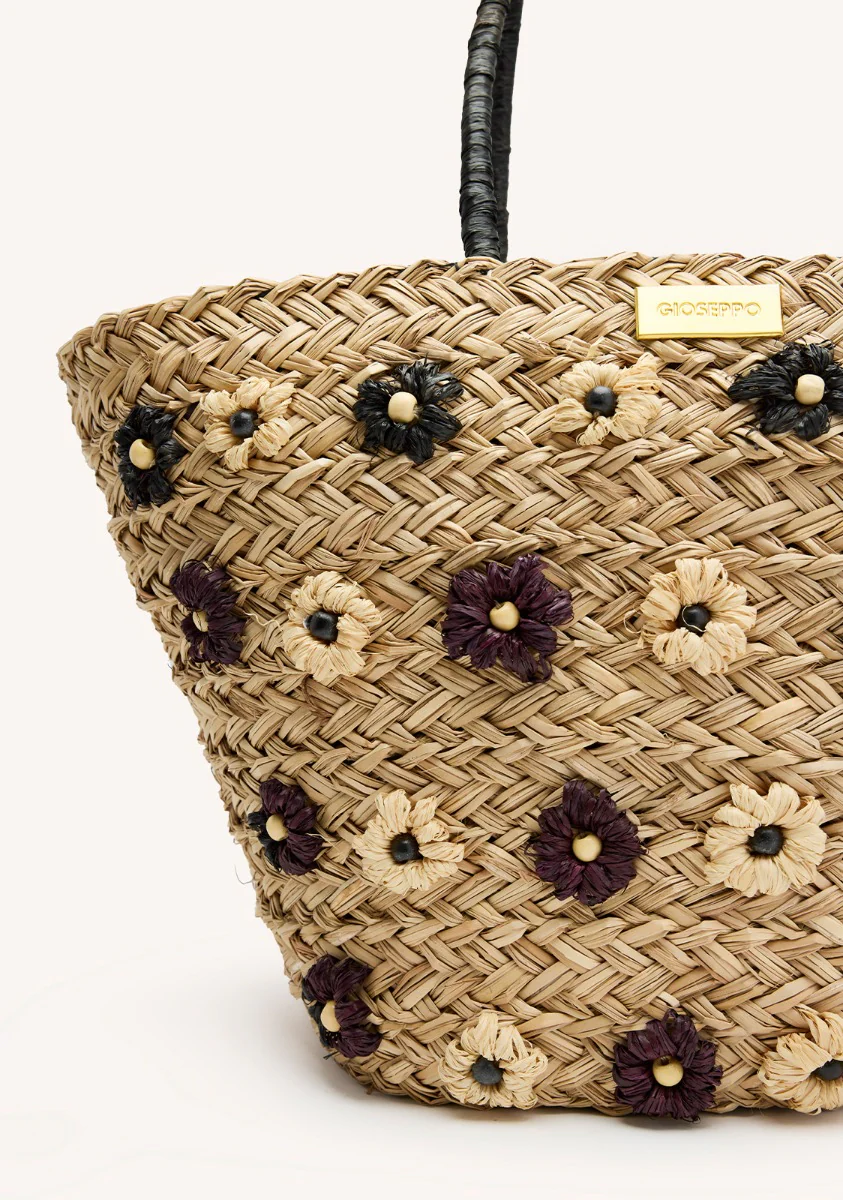 FLOWERS VEGETABLE STRAW BAG RYEGATE - Image 3