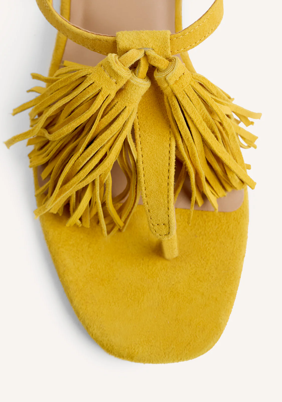 FRINGED LEATHER SANDALS ESCANABA - Image 3