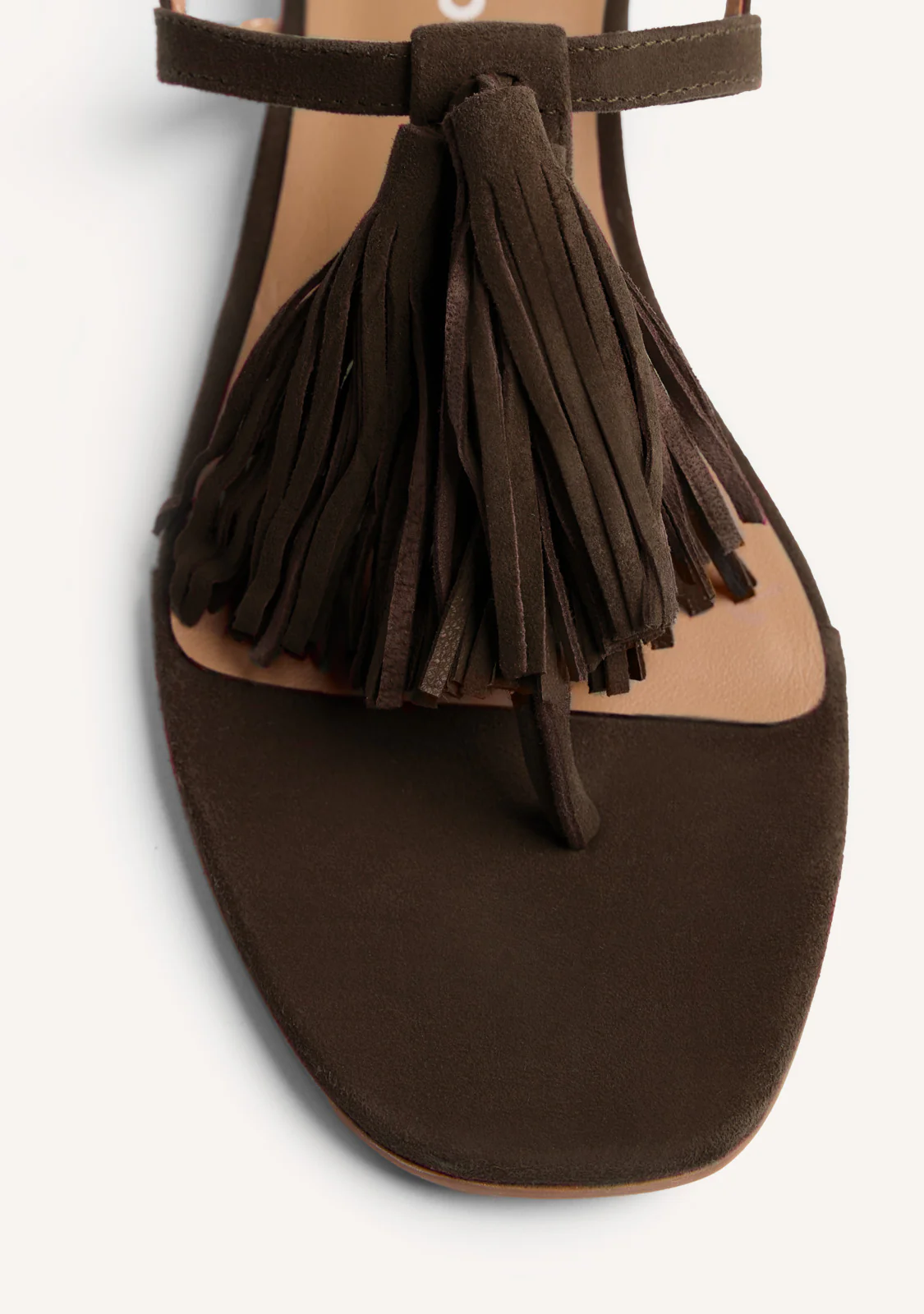 FRINGED LEATHER SANDALS ESCANABA - Image 3
