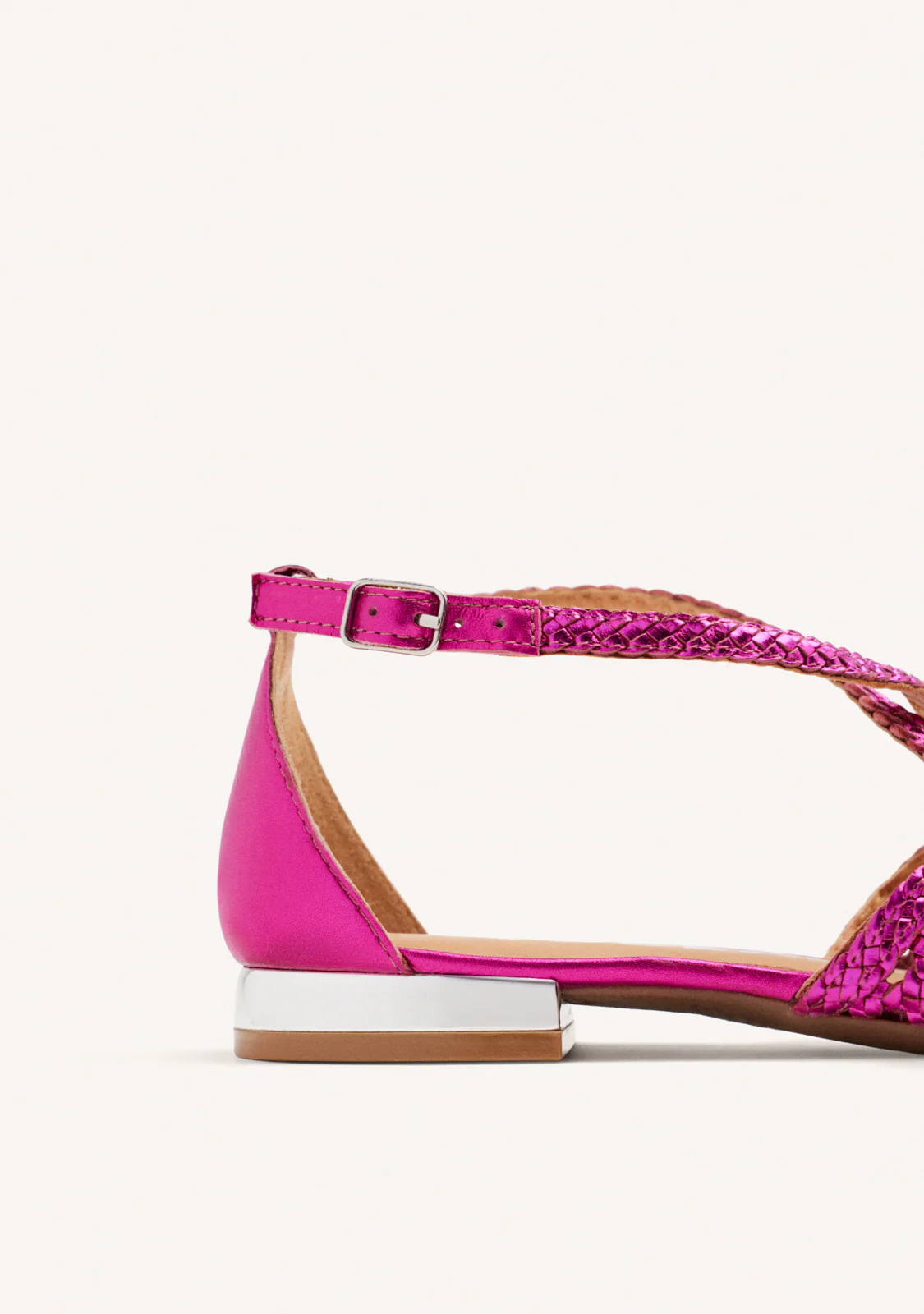 BRAIDED LEATHER BALLET FLATS LESKOVIC - Image 3