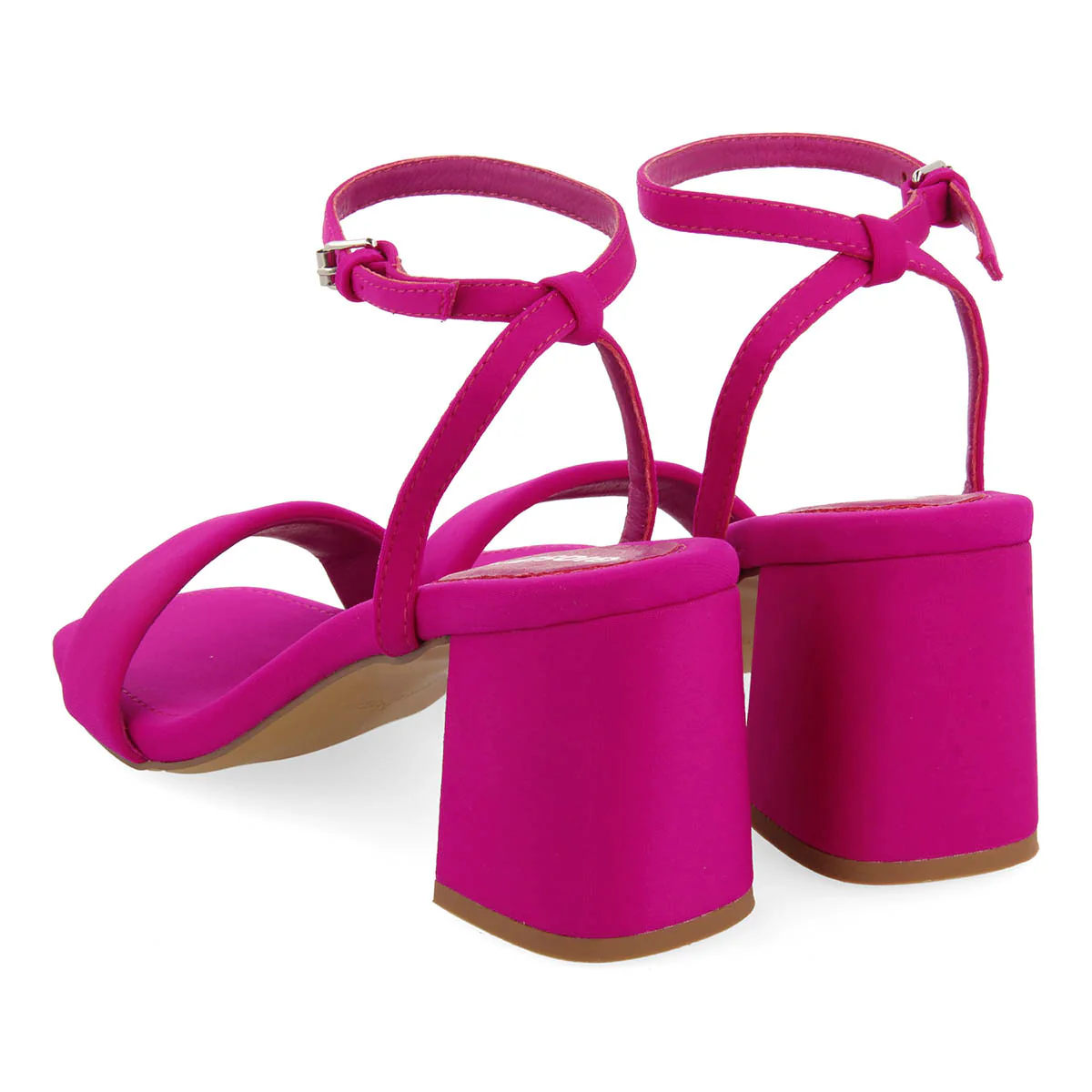 FUCHSIA HEEL SANDALS WITH PADDED STRAP FOR WOMEN GIARRE - Image 3