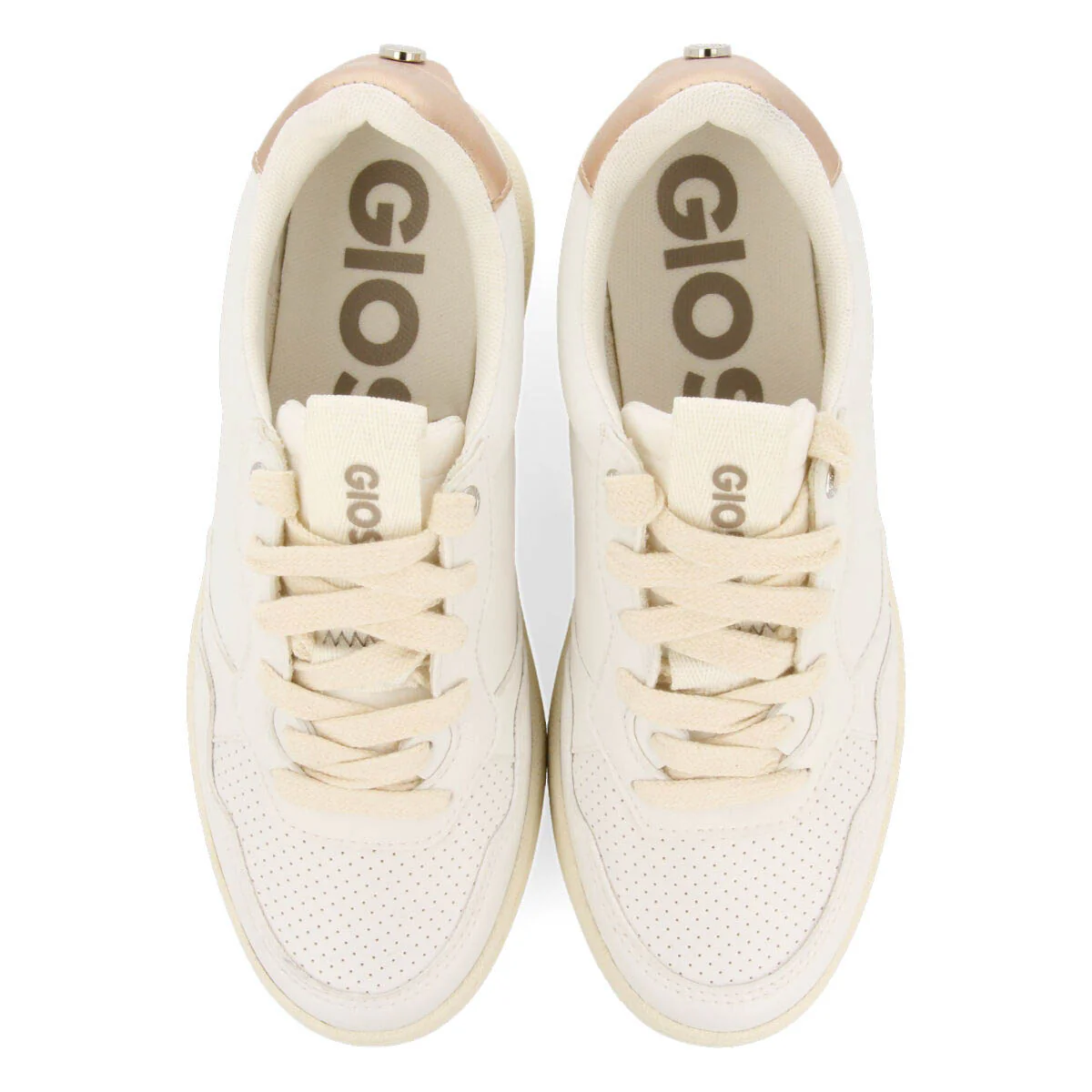 Fulton women's white retro sneakers - Image 4