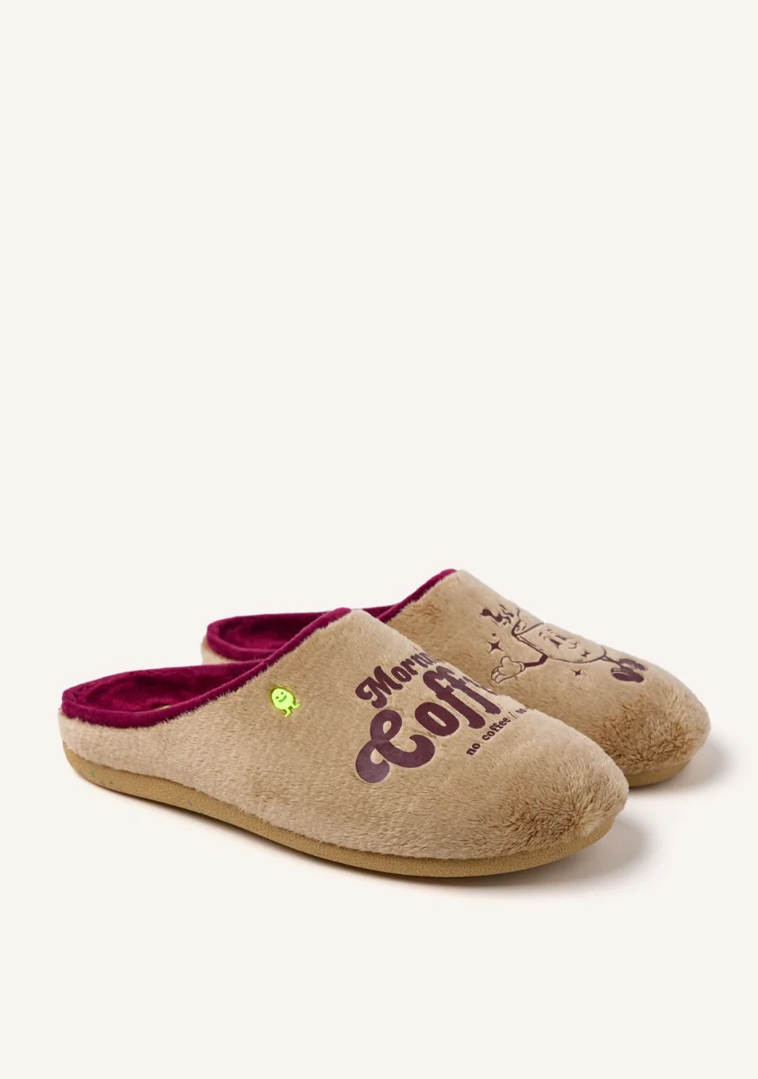 FUR HOUSE SLIPPERS DRAWING AND PHRASE PINCKNEY - Image 2