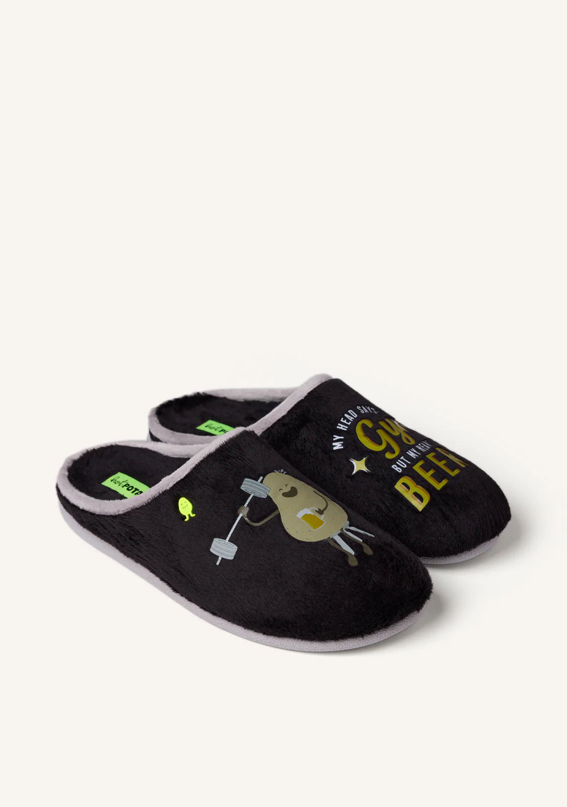 FUR HOUSE SLIPPERS DRAWING AND PHRASE RUTLEDGE - Image 2