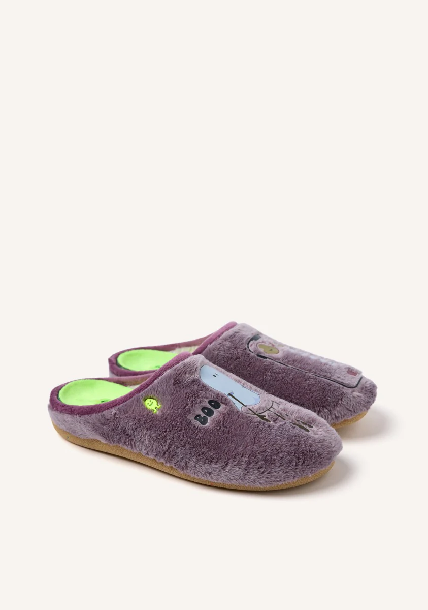 FUR HOUSE SLIPPERS DRAWING SLAYTON - Image 2