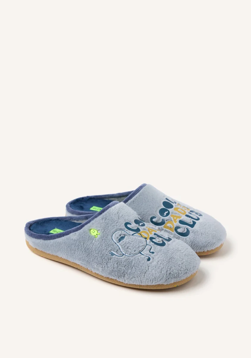FUR HOUSE SLIPPERS PHRASE PERLEY - Image 2