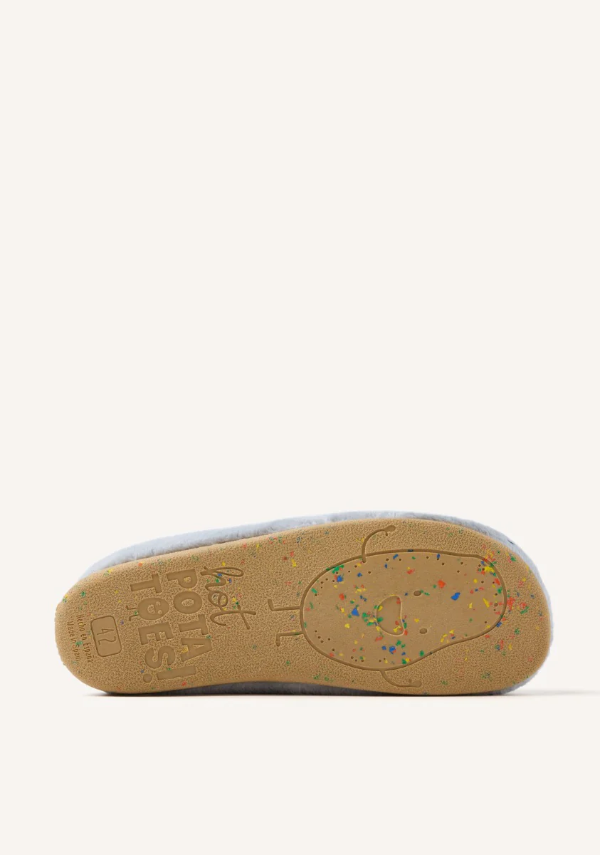FUR HOUSE SLIPPERS PHRASE PERLEY - Image 4