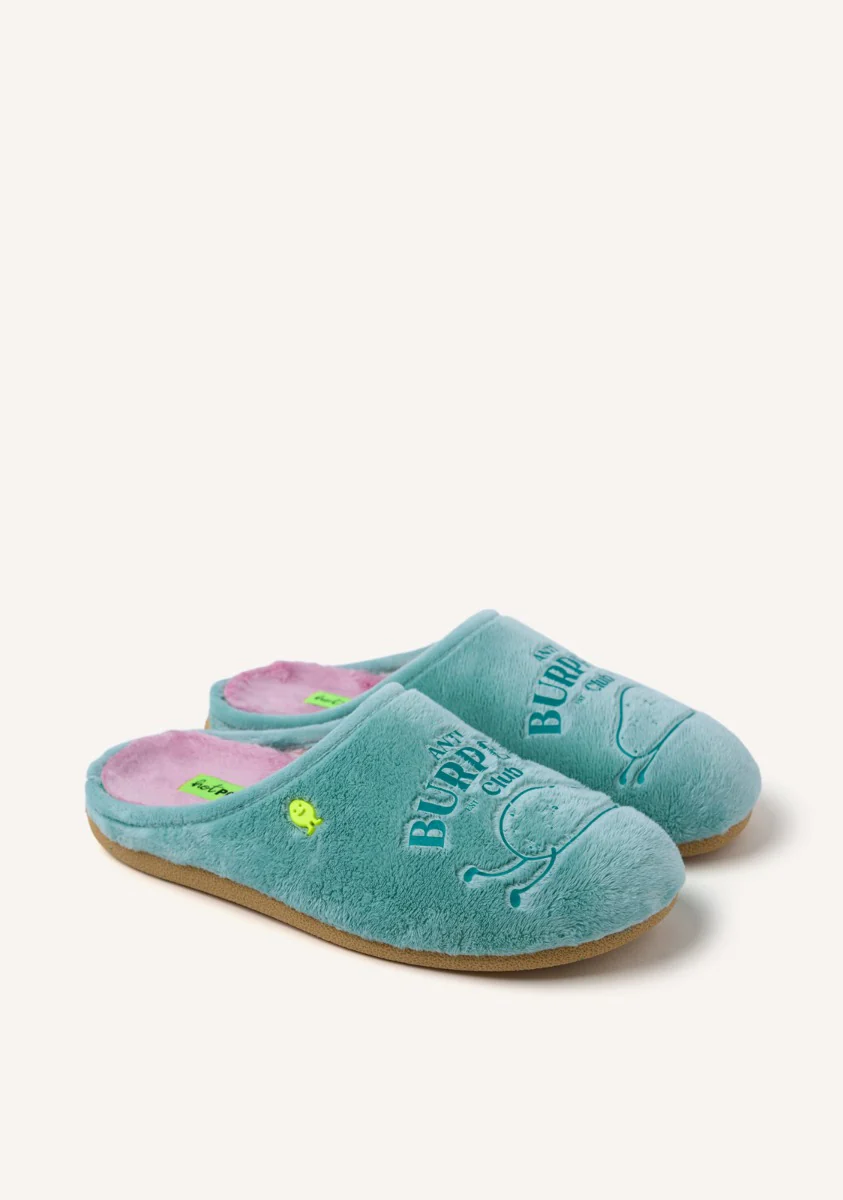 FUR HOUSE SLIPPERS PHRASE SUNBURG - Image 2