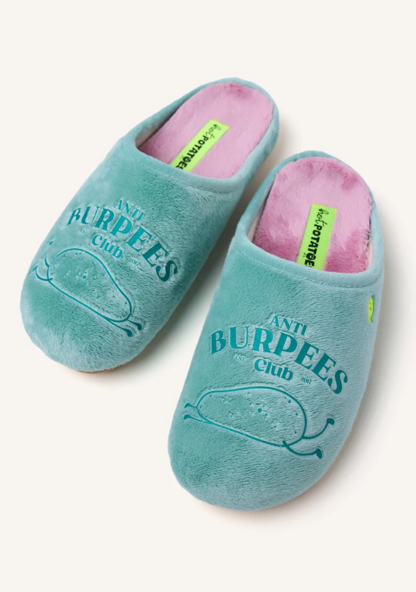 FUR HOUSE SLIPPERS PHRASE SUNBURG - Image 5