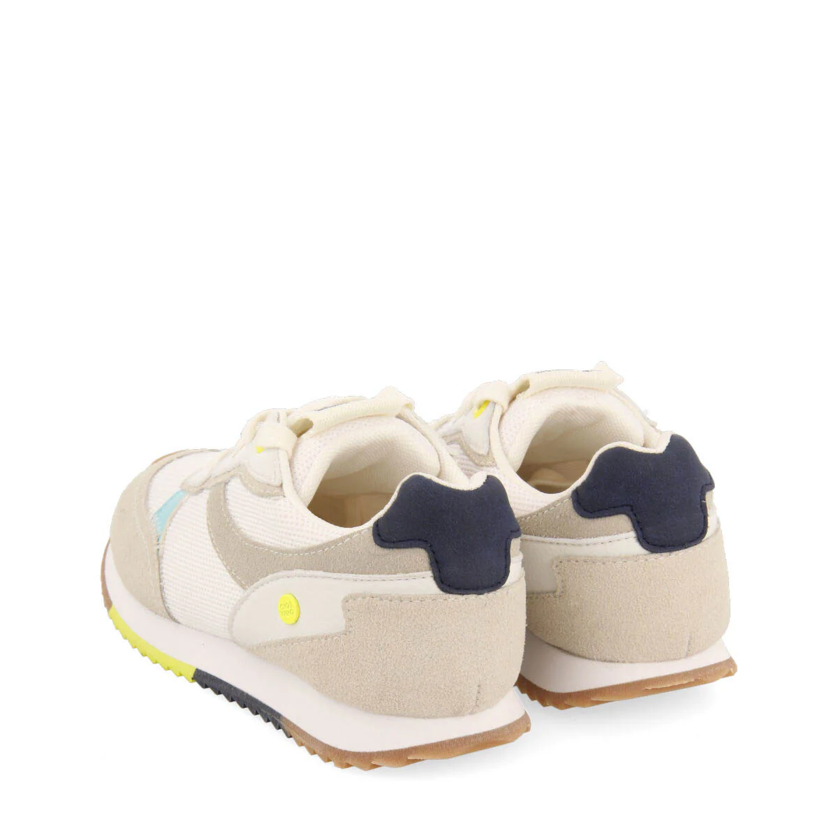 Ganthier boys white retro sneakers - Image 5