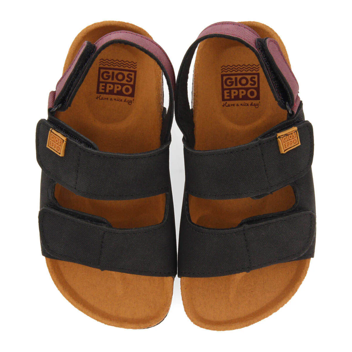 Gerais boys black footbed sandals - Image 3