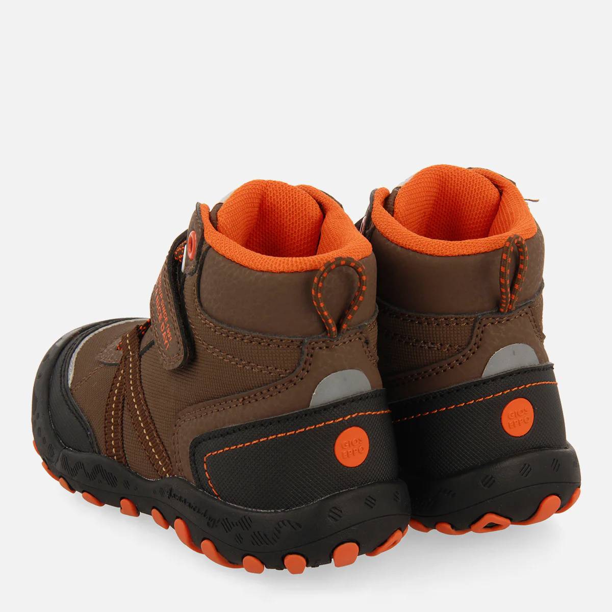 Gerlos children's brown hiking boot-style sneakers - Image 3