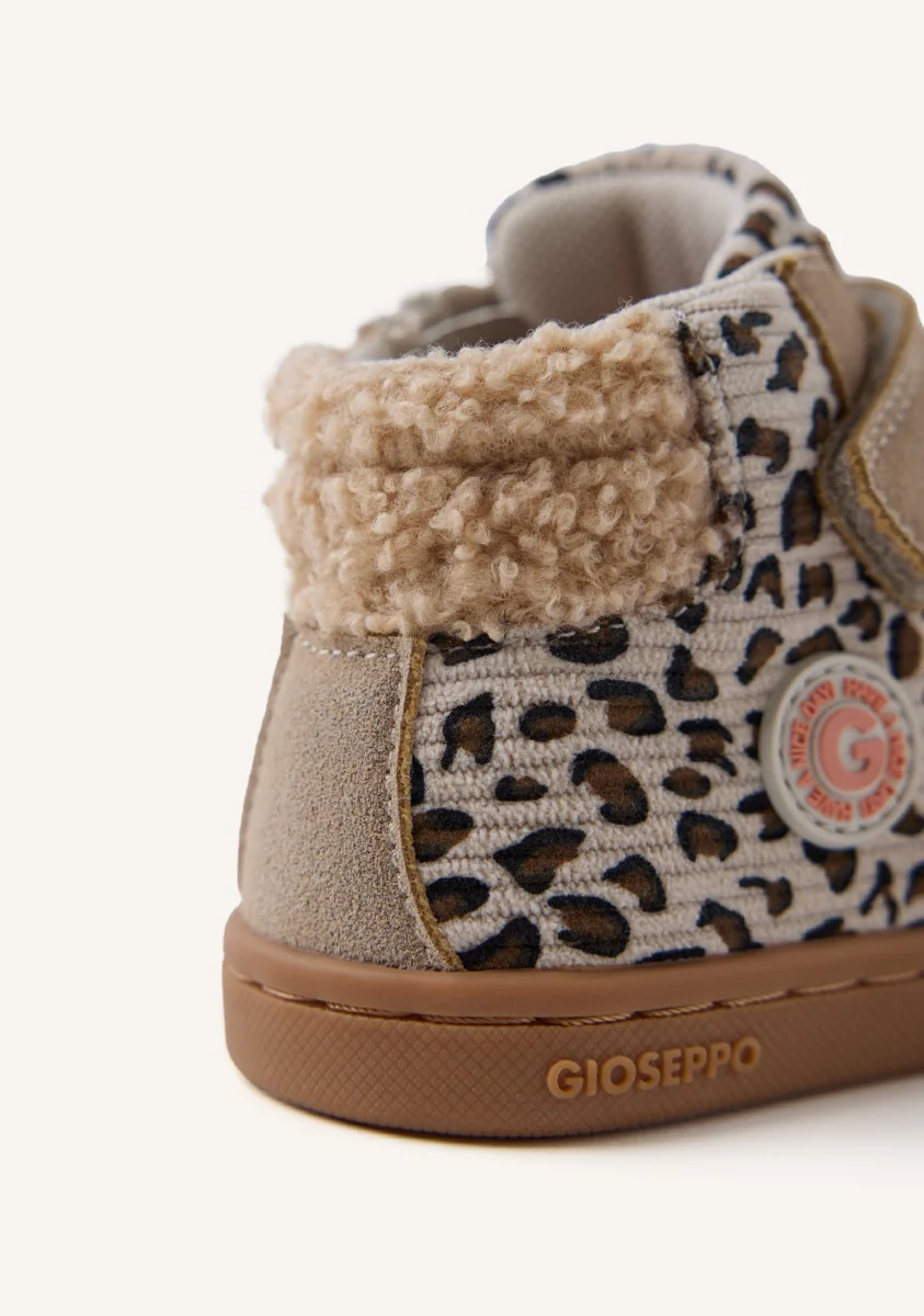 GIOSEPPO BAREFOOT - ANIMAL PRINT BOOTIE SNEAKERS AMIRET - Image 3
