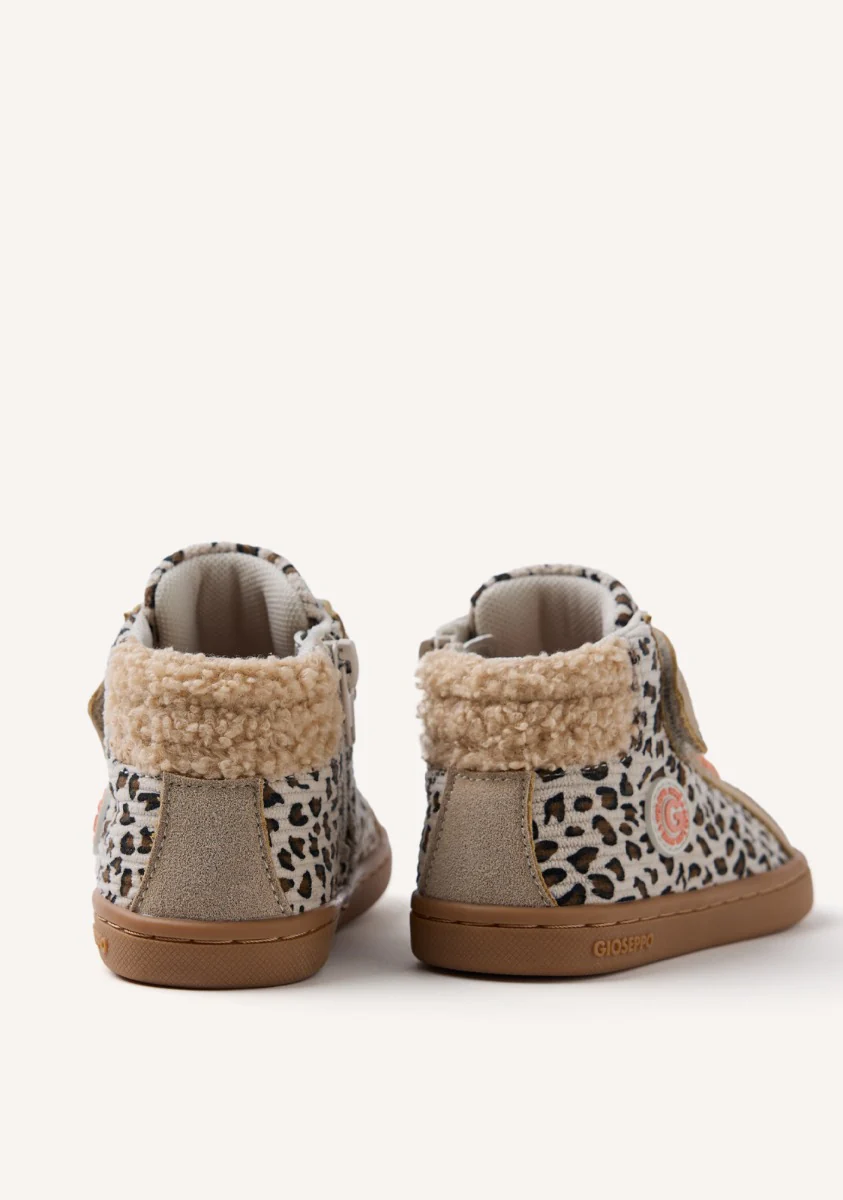 GIOSEPPO BAREFOOT - ANIMAL PRINT BOOTIE SNEAKERS AMIRET - Image 5