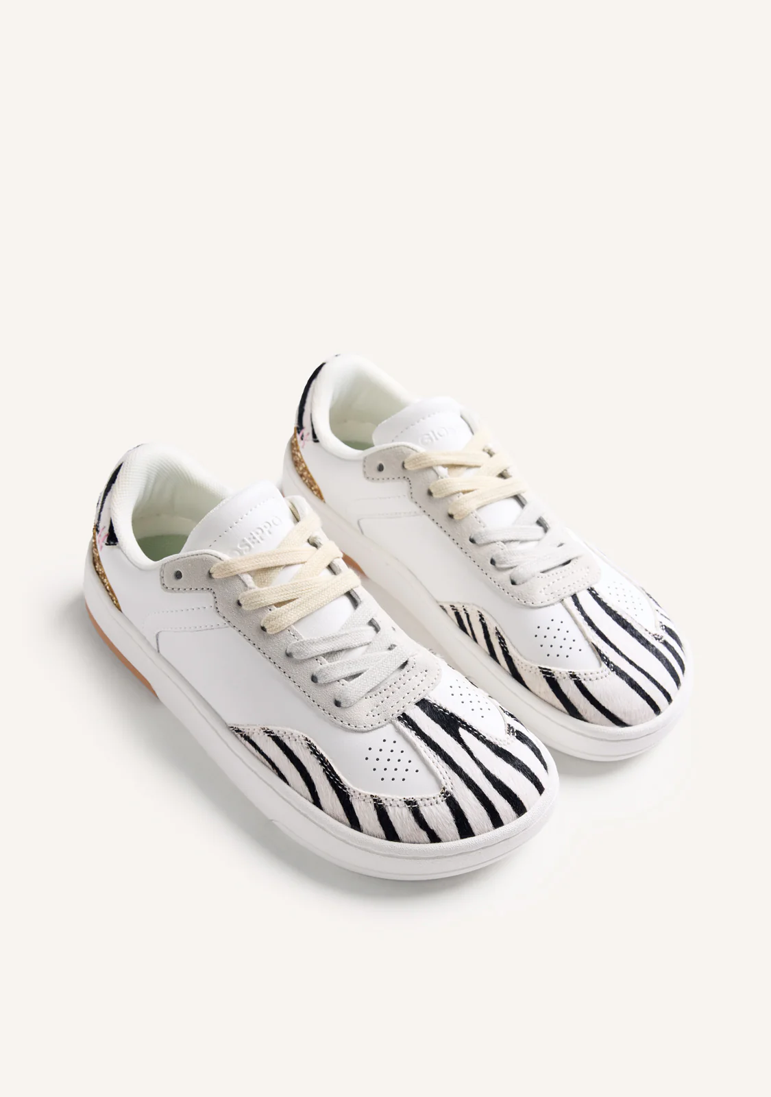 GIOSEPPO BAREFOOT - ANIMAL PRINT LEATHER SNEAKERS ENKARE - Image 2