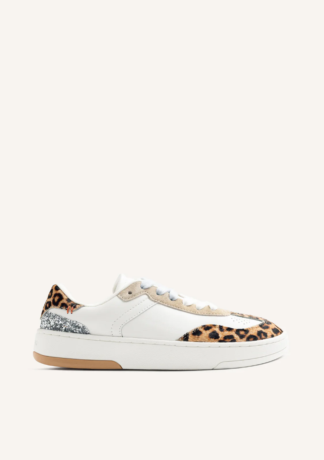 GIOSEPPO BAREFOOT - ANIMAL PRINT LEATHER SNEAKERS ENKARE