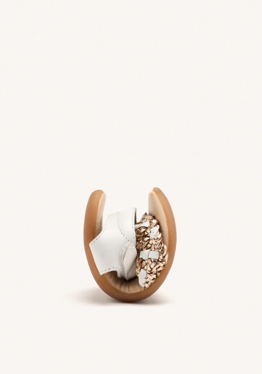 GIOSEPPO BAREFOOT - BRAIDED LEATHER SANDALS BELKNAP - Image 3
