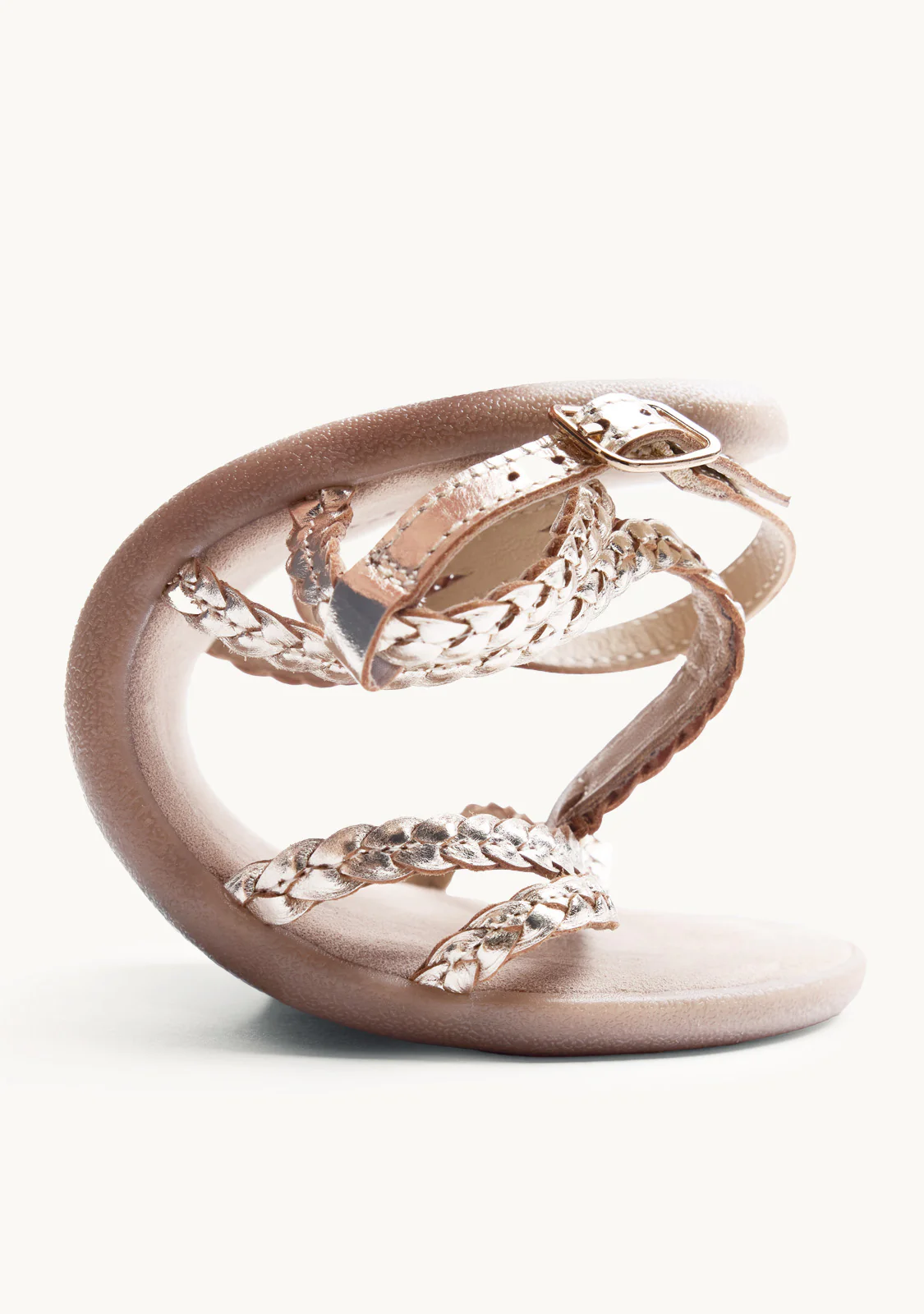 GIOSEPPO BAREFOOT - BRAIDED LEATHER SANDALS NEDELJA - Image 4