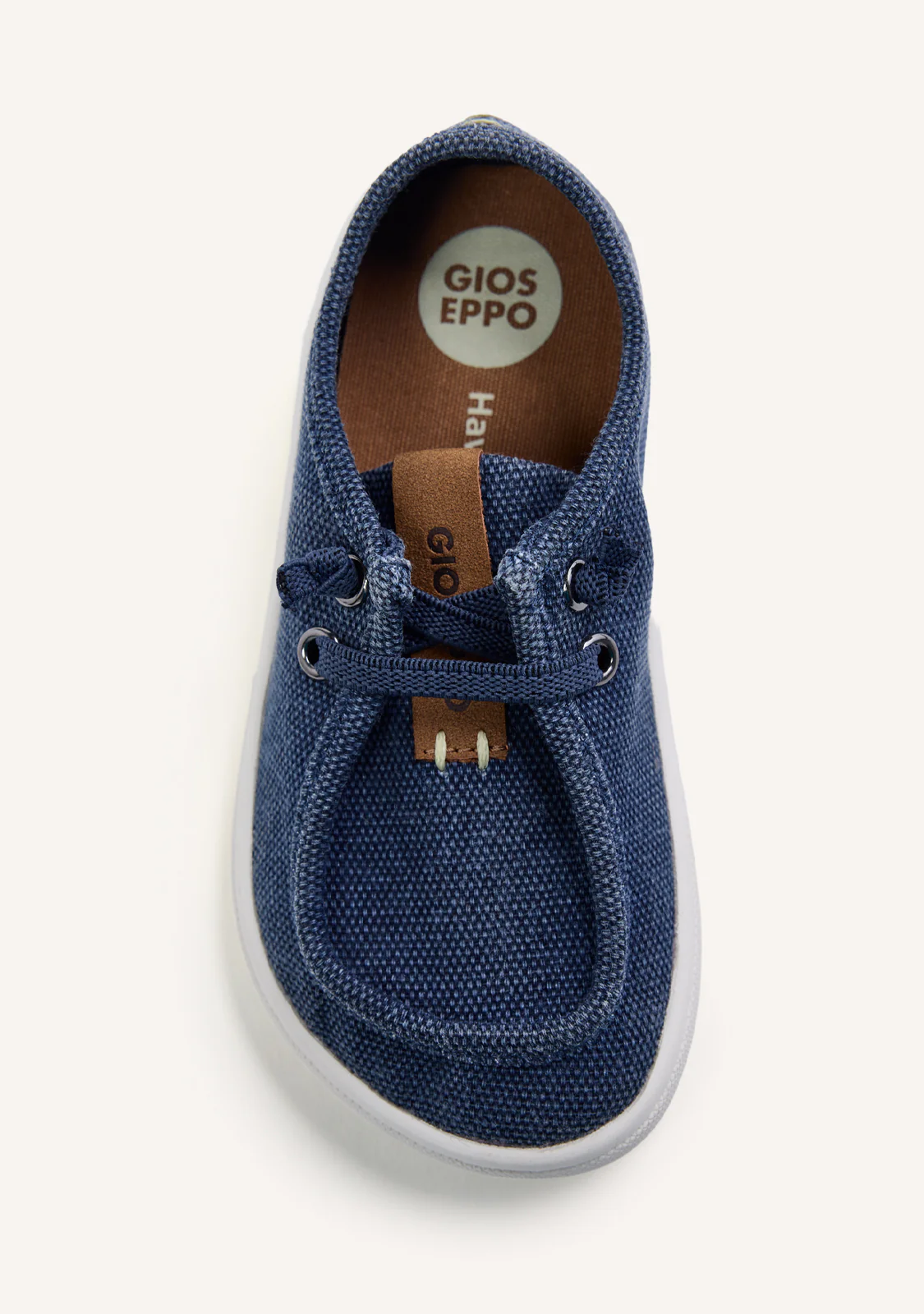 GIOSEPPO BAREFOOT - CANVAS BOAT LOAFERS BULH - Image 3