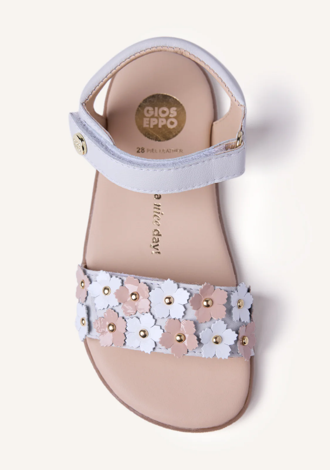 GIOSEPPO BAREFOOT - FLOWER LEATHER SANDALS LOITOK - Image 3