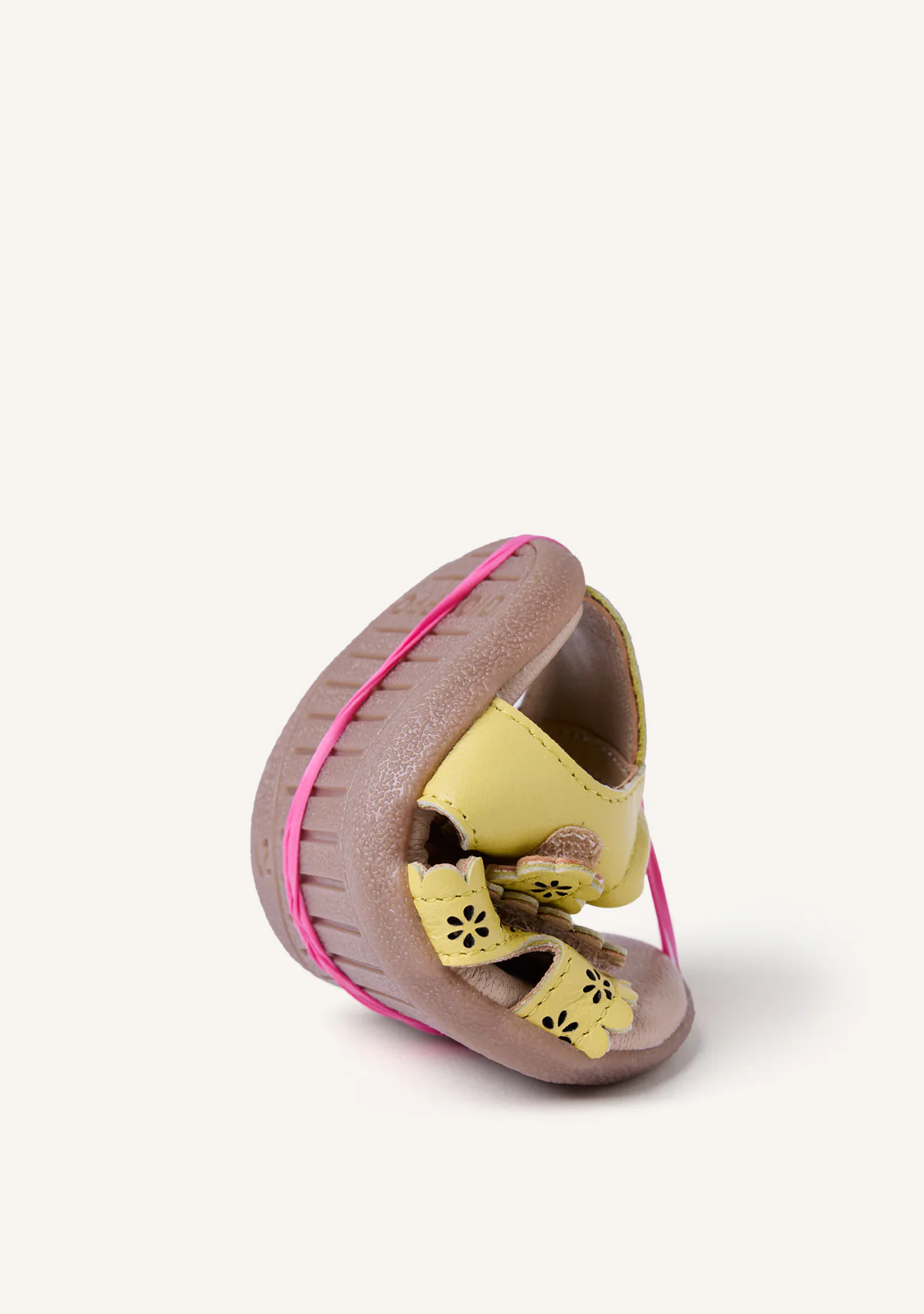 GIOSEPPO BAREFOOT - FLOWER OPEN LEATHER SANDALS KABATI - Image 6