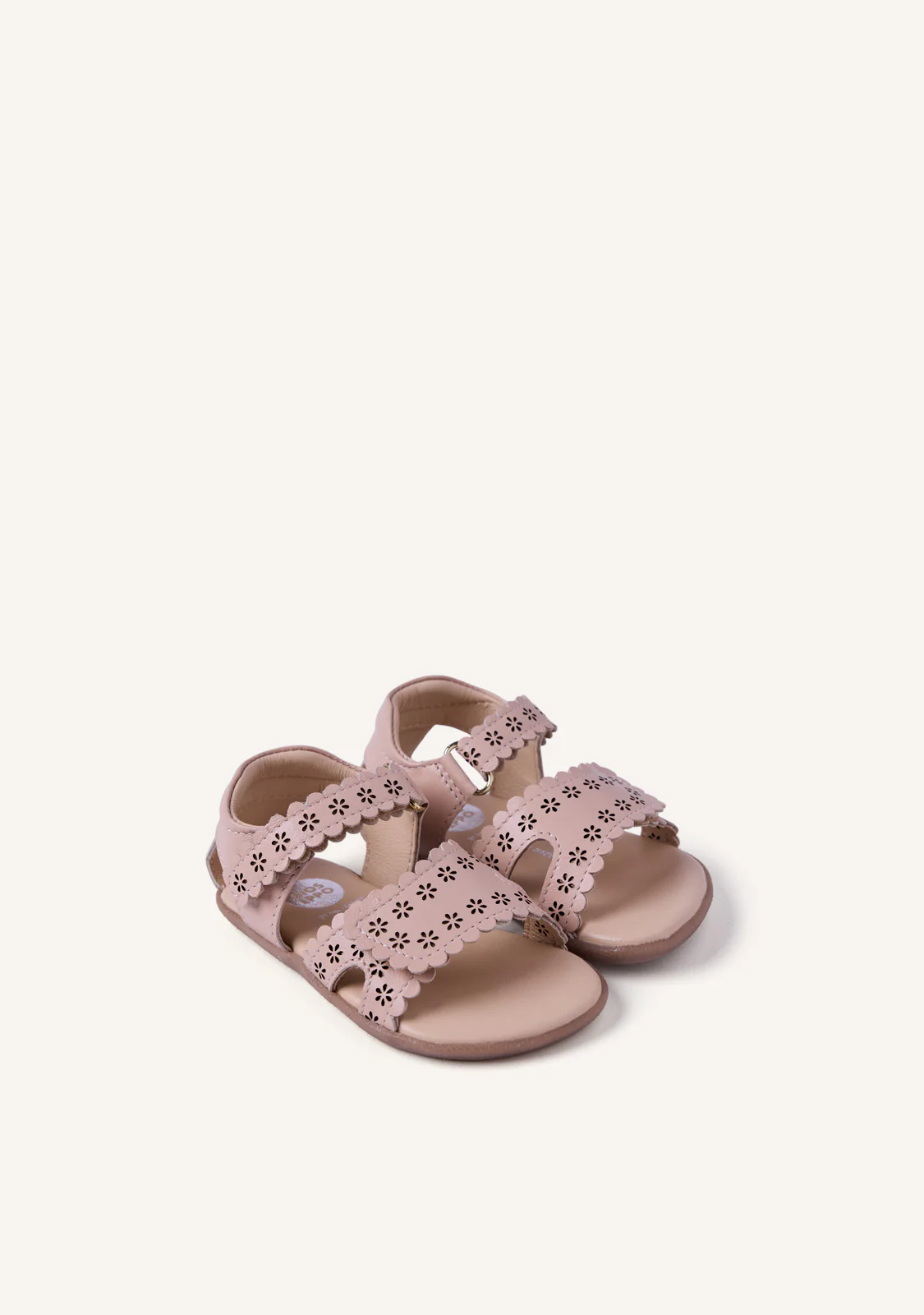 GIOSEPPO BAREFOOT - FLOWER OPEN LEATHER SANDALS KABATI - Image 2