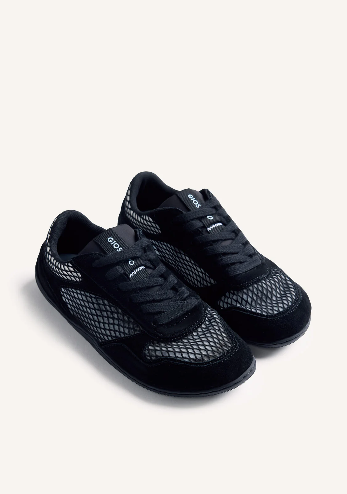 GIOSEPPO BAREFOOT - LEATHER AND MESH SNEAKERS ILESHA - Image 2