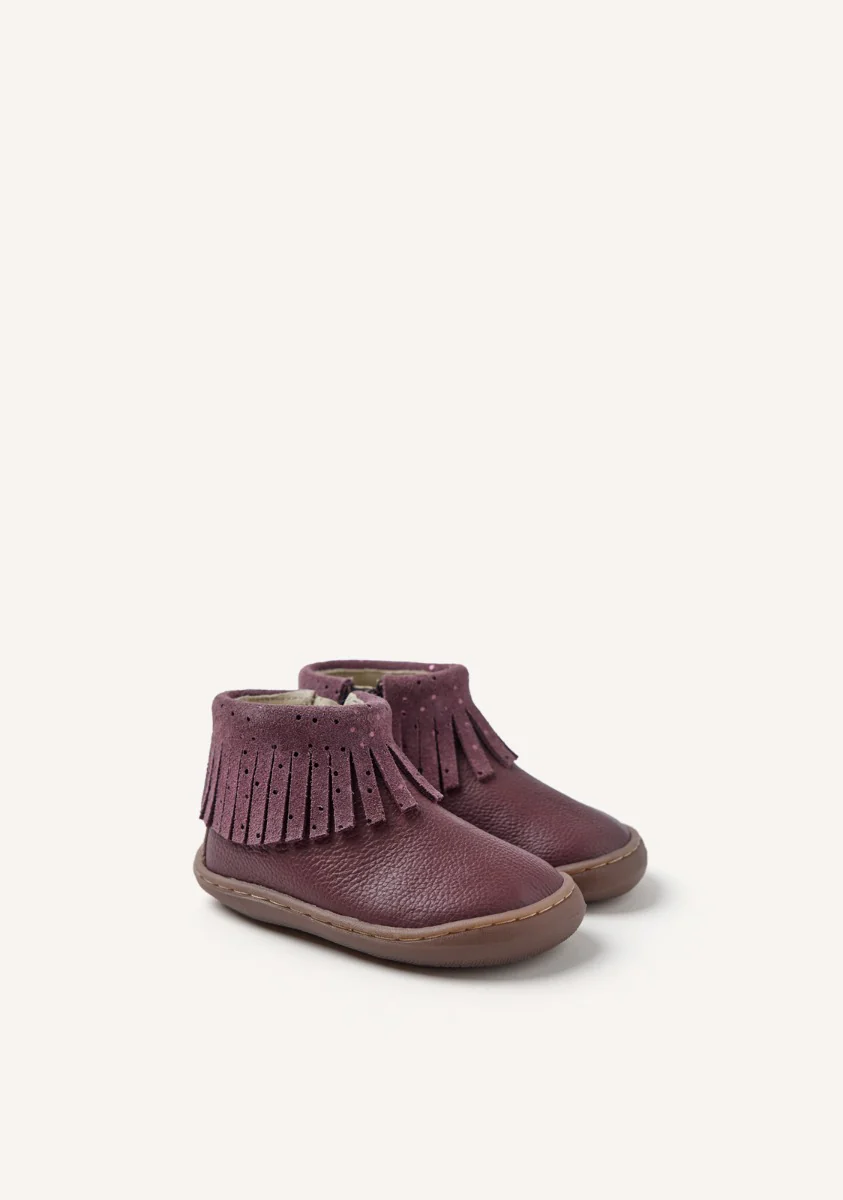 GIOSEPPO BAREFOOT - LEATHER BOOTS FRINGES LEVERING - Image 2