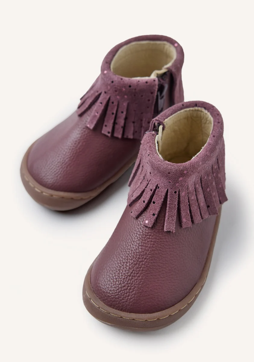 GIOSEPPO BAREFOOT - LEATHER BOOTS FRINGES LEVERING - Image 4