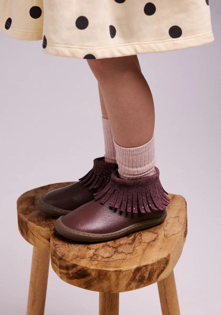 GIOSEPPO BAREFOOT - LEATHER BOOTS FRINGES LEVERING - Image 7