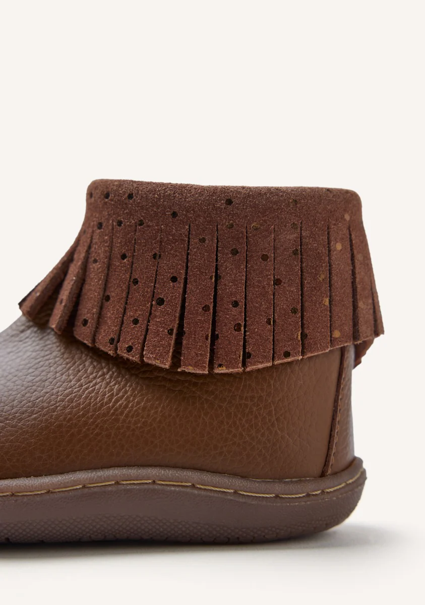 GIOSEPPO BAREFOOT - LEATHER BOOTS FRINGES LEVERING - Image 4