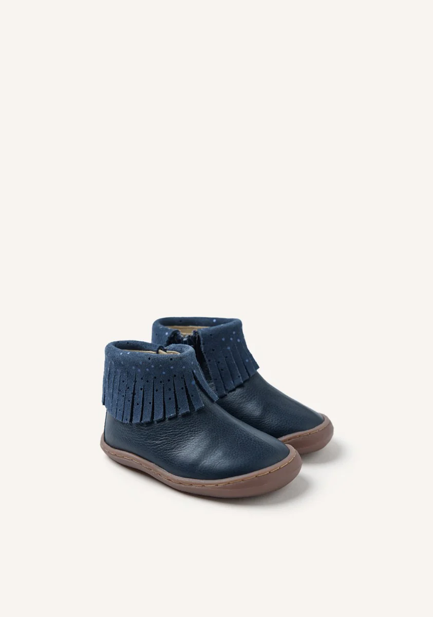 GIOSEPPO BAREFOOT - LEATHER BOOTS FRINGES LEVERING - Image 2