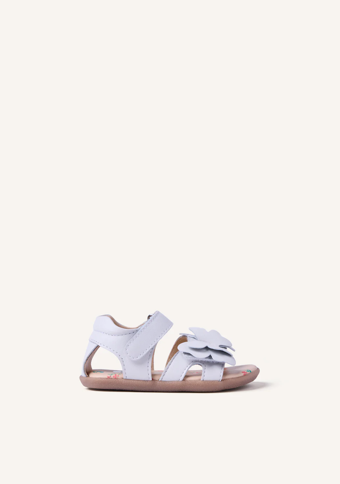GIOSEPPO BAREFOOT - LEATHER SANDALS WITH BUTTERFLY NANDI